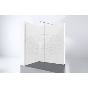 Best-Design 'Dalis-1000-Chroom' inloopdouche NANO 8mm glas 