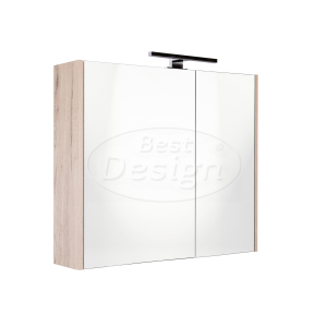 Best-Design 'Happy-Halifax' MDF spiegelkast + verlichting 60x60cm