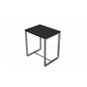 Best-Design 'Faece-Black' stoel 'Just-Solid-Steel' Zwart