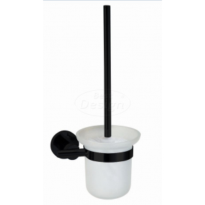 Best-Design 'Nero' wand-toiletborstelhouder mat-zwart