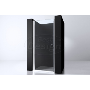 Best-Design  'Erico' nisdeur met profiel 67-70cm H=200cm NANO glas 6mm