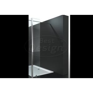 Best-Design 'Erico' zijwand 30x200cm NANO glas 8mm
