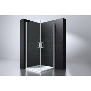 Best-Design 'Erico' vierkante cabine met 2 deuren 90x90x190cm NANO glas 6mm