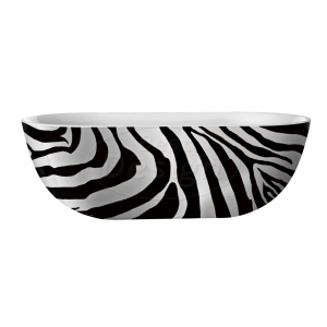 Best-Design 'Color-Zebra' vrijstaand bad 180x86x60cm