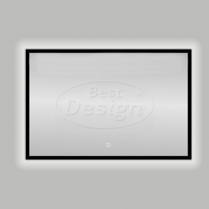 Best-Design Nero 'Black-Solaro' LED spiegel B=120 x H=80cm