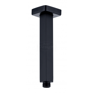 Best-Design RVS 'Nero-Muka' plafondbeugel vierkant mat-zwart 20 cm