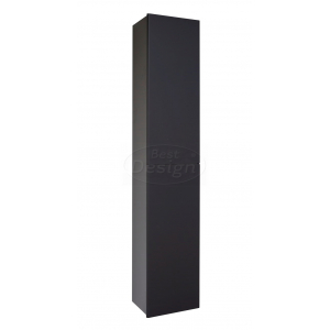 Best-Design 'Blanco-Black' hoge kolomkast L&R 35x180 cm Mat-Zwart