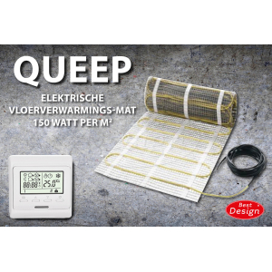 Best-Design 'Queep' elektrische vloerverwarmings-mat 1.0 m2