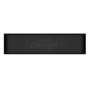 Best-Design Nero 'Elah' inbouwnis 121x28x7 cm Mat-zwart