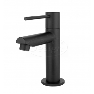 Best-Design 'Nero-Ribera' toiletkraan mat-zwart